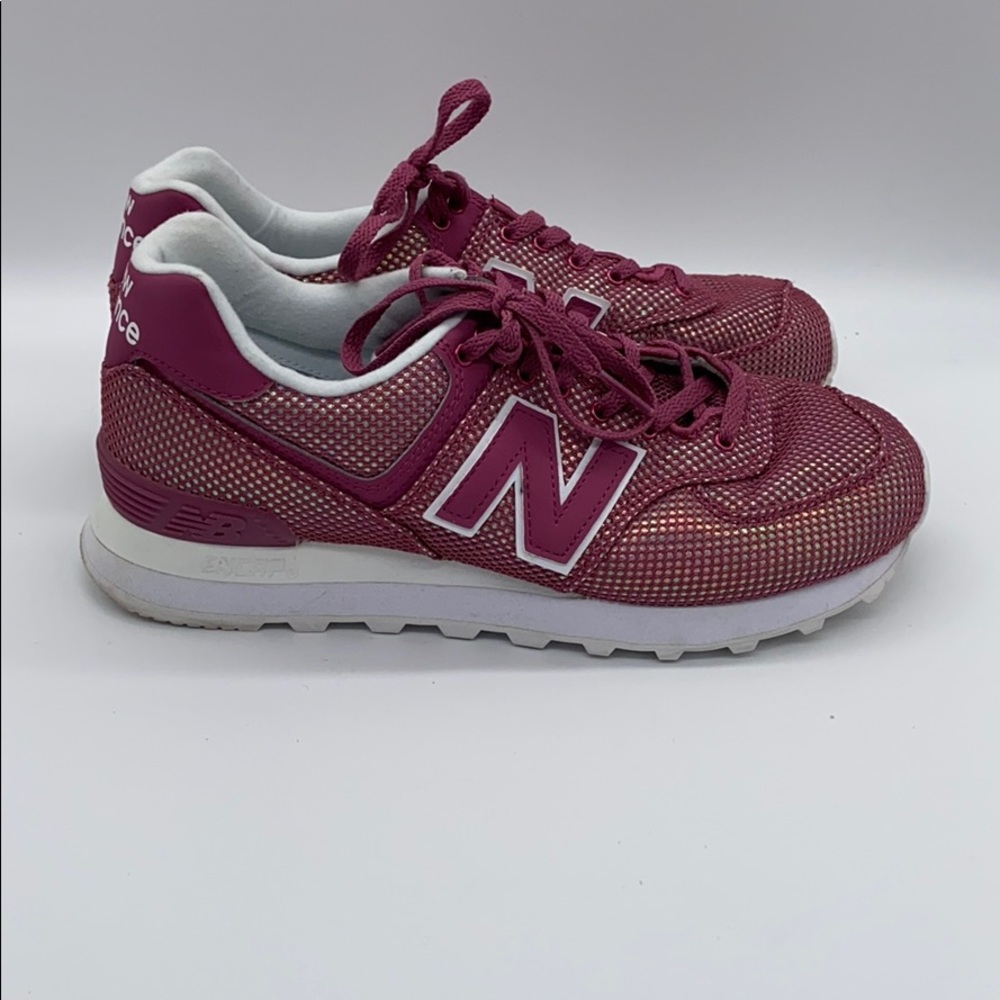New Balance WL574UBB 7.5M Mauve/Iridescent